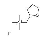 trimethyl(oxolan-2-ylmethyl)azanium,iodide Structure