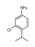3-chloro-4-propan-2-ylaniline结构式