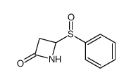 4-(phenylsulfinyl)azetidin-2-one Structure