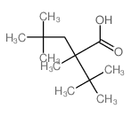 Pentanoic acid, 2-(1,1-dimethylethyl)-2,4,4-trimethyl- Structure