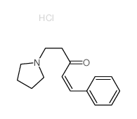 (E)-1-phenyl-5-pyrrolidin-1-yl-pent-1-en-3-one Structure