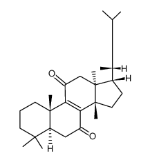 Lanost-8-ene-7,11-dione结构式