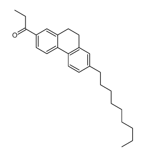 1-(7-nonyl-9,10-dihydrophenanthren-2-yl)propan-1-one Structure