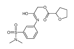 [2-[3-(dimethylsulfamoyl)anilino]-2-oxoethyl] oxolane-2-carboxylate Structure