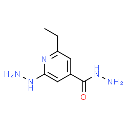 2-Hydrazino-6-ethylisonicotinic hydrazide Structure