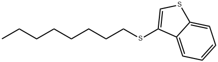 3-(Octylthio)benzo[b]thiophene结构式