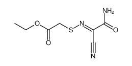(carbamoyl-cyano-methyleneaminosulfanyl)-acetic acid ethyl ester结构式
