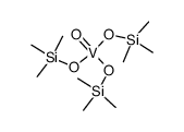 Vanadinic acid tris(trimethylsilyl) ester Structure