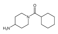 1-(cyclohexylcarbonyl)piperidin-4-amine结构式