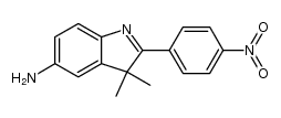 5-amino-3,3-dimethyl-2-(4-nitrophenyl)-3H-indole Structure