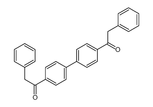 2-phenyl-1-[4-[4-(2-phenylacetyl)phenyl]phenyl]ethanone结构式