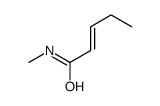 N-methylpent-2-enamide Structure