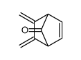 2,3-dimethylidenebicyclo[2.2.1]hept-5-en-7-one结构式
