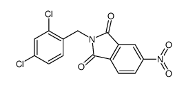 2-[(2,4-dichlorophenyl)methyl]-5-nitroisoindole-1,3-dione结构式