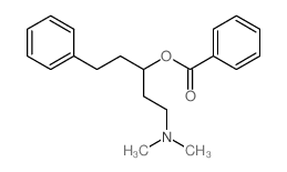 (1-dimethylamino-5-phenyl-pentan-3-yl) benzoate Structure