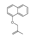 1-(2-methylprop-2-enoxy)naphthalene结构式