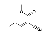 methyl 2-cyano-4-methylpent-2-enoate结构式
