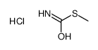 S-methyl carbamothioate,hydrochloride结构式