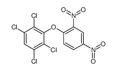 1,2,4,5-tetrachloro-3-(2,4-dinitrophenoxy)benzene结构式