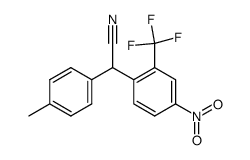 α-(4-methylphenyl)-4-nitro-2-(trifluoromethyl)benzeneacetonitrile Structure