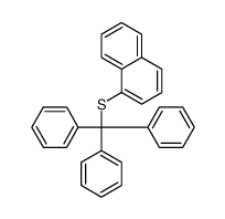 1-tritylsulfanylnaphthalene Structure