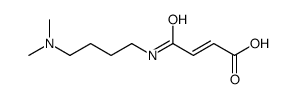 4-[4-(dimethylamino)butylamino]-4-oxobut-2-enoic acid Structure