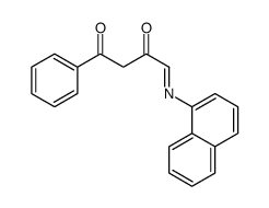 4-naphthalen-1-ylimino-1-phenylbutane-1,3-dione Structure