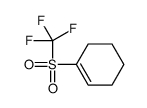 1-(trifluoromethylsulfonyl)cyclohexene Structure