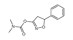 (5-phenyl-4,5-dihydro-1,2-oxazol-3-yl) N,N-dimethylcarbamate结构式