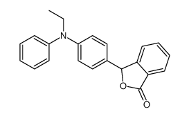3-[4-(N-ethylanilino)phenyl]-3H-2-benzofuran-1-one Structure