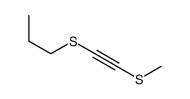 1-(2-methylsulfanylethynylsulfanyl)propane Structure