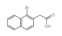 2-Naphthaleneaceticacid, 1-bromo- Structure