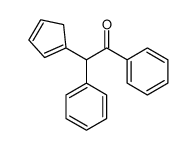 2-cyclopenta-1,3-dien-1-yl-1,2-diphenylethanone Structure