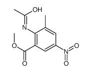 Methyl 2-acetamido-3-methyl-5-nitrobenzoate Structure