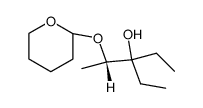 (S)-3-ethyl-2-(Ξ)-tetrahydropyran-2-yloxy-pentan-3-ol Structure