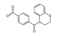 2,3-dihydro-1,4-benzothiazin-4-yl-(4-nitrophenyl)methanone结构式