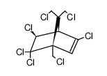 (1S,4R,5S)-3,5,6,6-Tetrachloro-1,7,7-tris-chloromethyl-bicyclo[2.2.1]hept-2-ene结构式