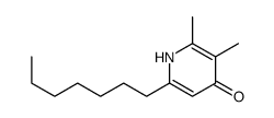 6-heptyl-2,3-dimethyl-1H-pyridin-4-one Structure