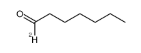 1-deuterioheptanal结构式