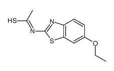 N-(6-ethoxy-1,3-benzothiazol-2-yl)ethanethioamide Structure