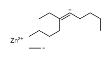 zinc,ethane,5-ethyldec-5-ene Structure