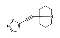 5-[2-(1,2,3,5,6,7-hexahydropyrrolizin-8-yl)ethynyl]-1,2-thiazole结构式