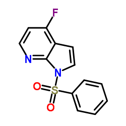 4-fluoro-1-(phenylsulfonyl)-1h-pyrrolo[2,3-b]pyridine picture