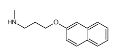 N-methyl-3-naphthalen-2-yloxypropan-1-amine Structure