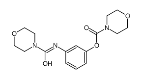 [3-(morpholine-4-carbonylamino)phenyl] morpholine-4-carboxylate Structure