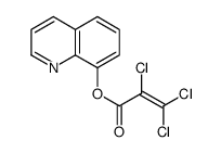 quinolin-8-yl 2,3,3-trichloroprop-2-enoate结构式