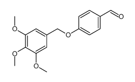4-[(3,4,5-trimethoxyphenyl)methoxy]benzaldehyde Structure