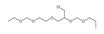 1-chloro-3-[2-(ethoxymethoxy)ethoxy]-2-(propoxymethoxy)propane Structure