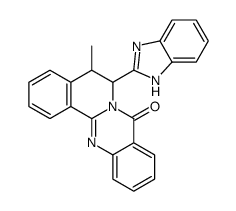 3-[1-(1H-benzimidazol-2-yl)-2-methylpropyl]-2-phenylquinazolin-4-one Structure