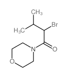 2-bromo-3-methyl-1-morpholin-4-yl-butan-1-one Structure